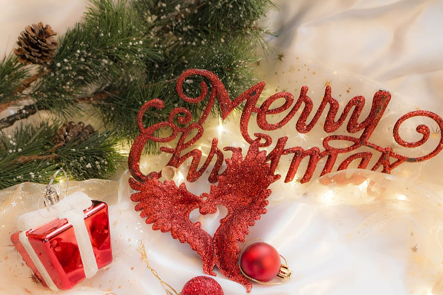 christmas, light, lights, hell, blue, dark, red, festival, festive HD wallpaper