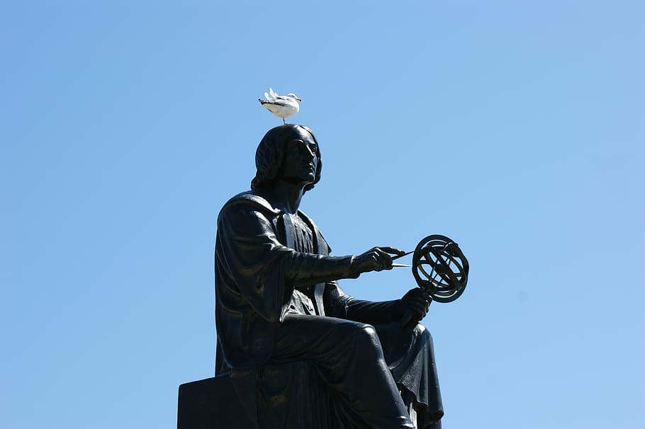 Statue, Outside, Outdoors, Bird, sculpture, monument, culture HD wallpaper