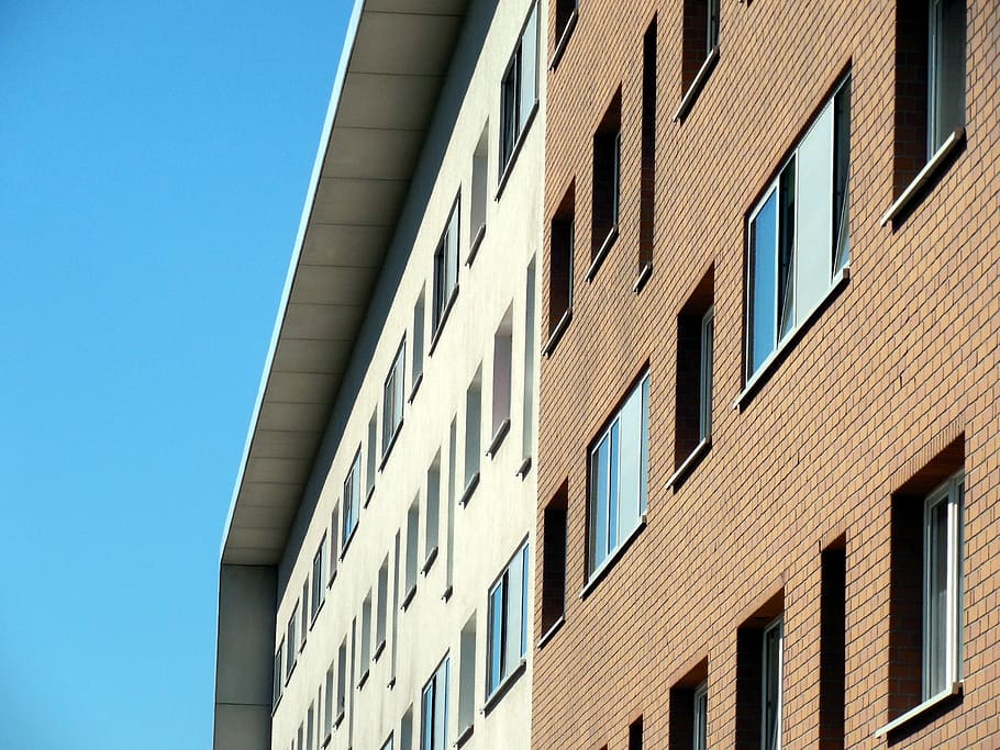 Window, Building, Architecture, Facade, building exterior, modern HD wallpaper
