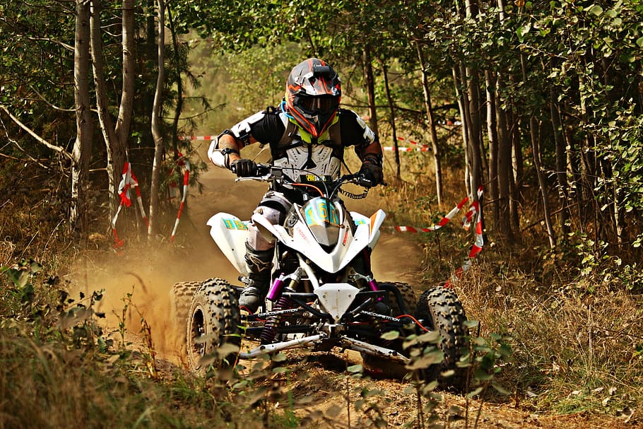 cross, enduro, quad, atv, motocross, quad race, all-terrain vehicle, HD wallpaper