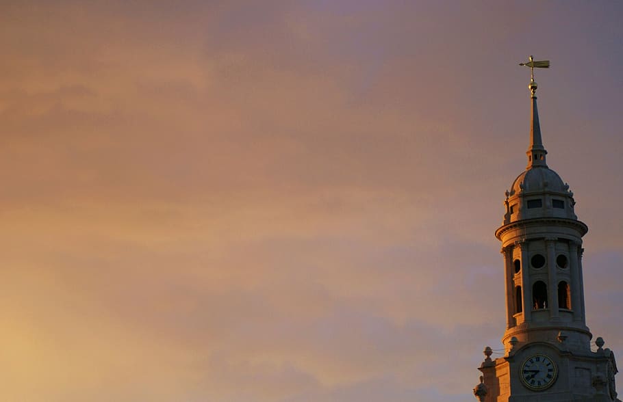 sunset, sky, architecture, dusk, evening, built structure, building exterior HD wallpaper