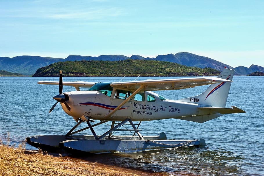 Float Plane, Aero, Lake, Aviation, transportation, aircraft, HD wallpaper