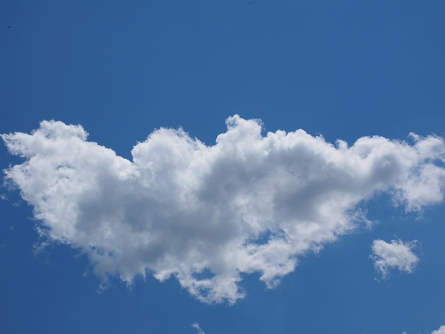 Sky, Cloud, Clouds, Form, White, blue, clouds form, cumulus clouds HD wallpaper