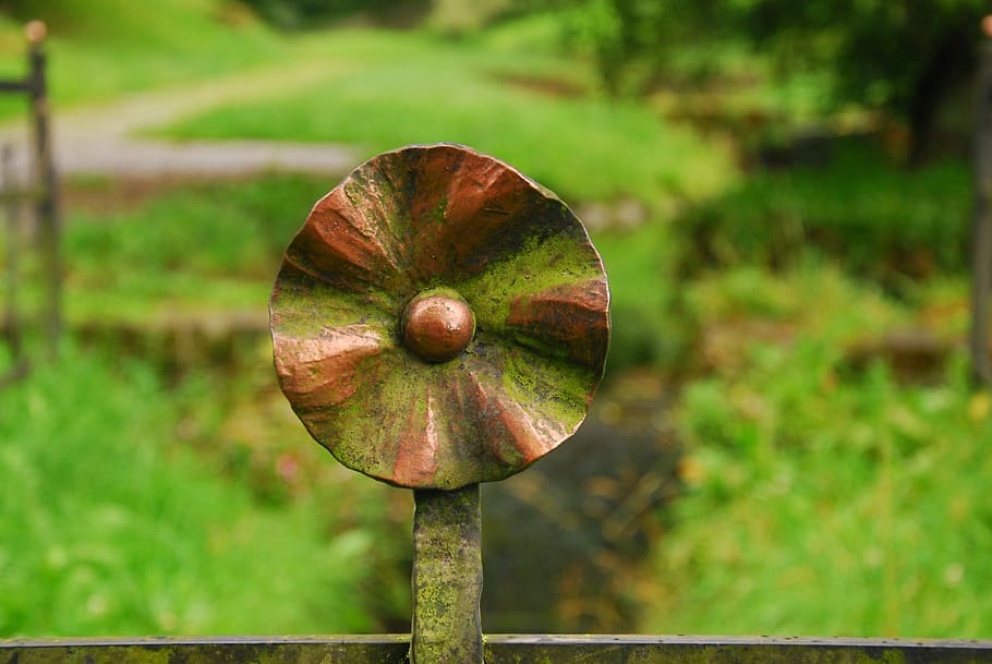 water, hardware, nature, rusty, focus on foreground, close-up HD wallpaper