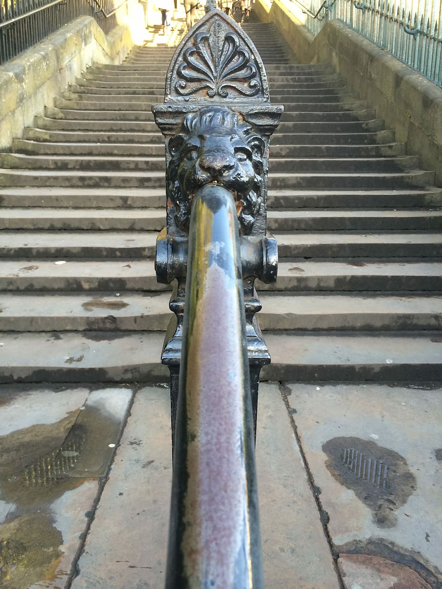 Railing, Emergence, gradually, architecture, historically, wrought iron HD wallpaper