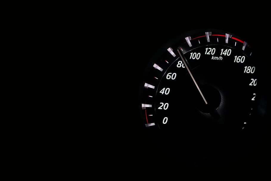 lighted speedometer, odometer, car odometer, car meter, number HD wallpaper