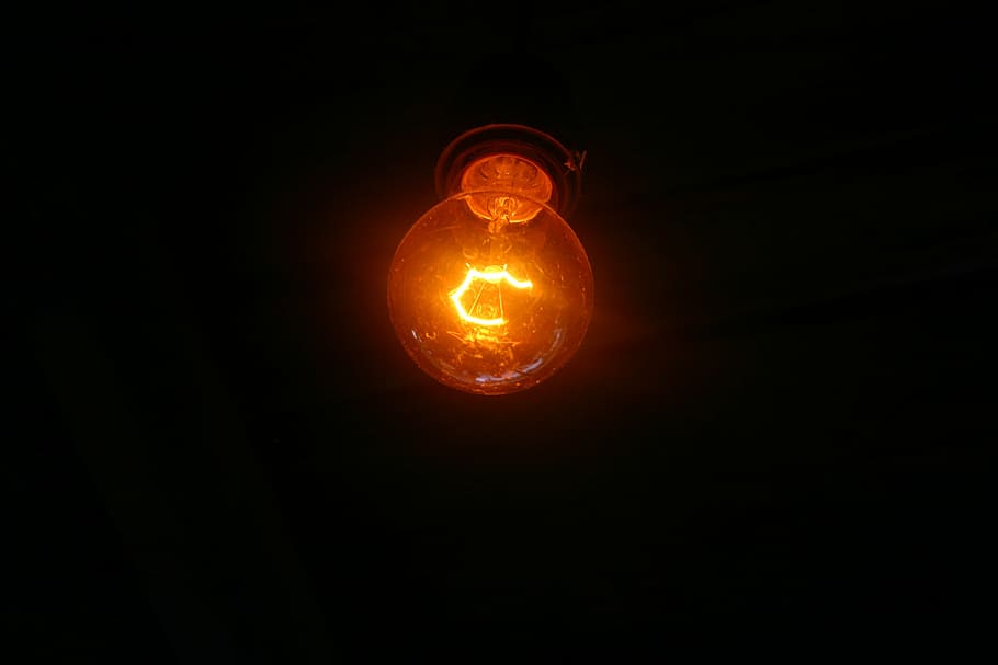 berlin, light, bulb, night, electricity, filament, illuminated HD wallpaper