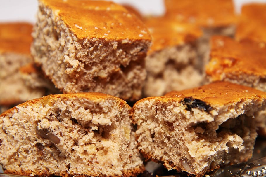 Baking, Bread, Breakfast, Cake, cakes, walnut, crunchy, eat HD wallpaper