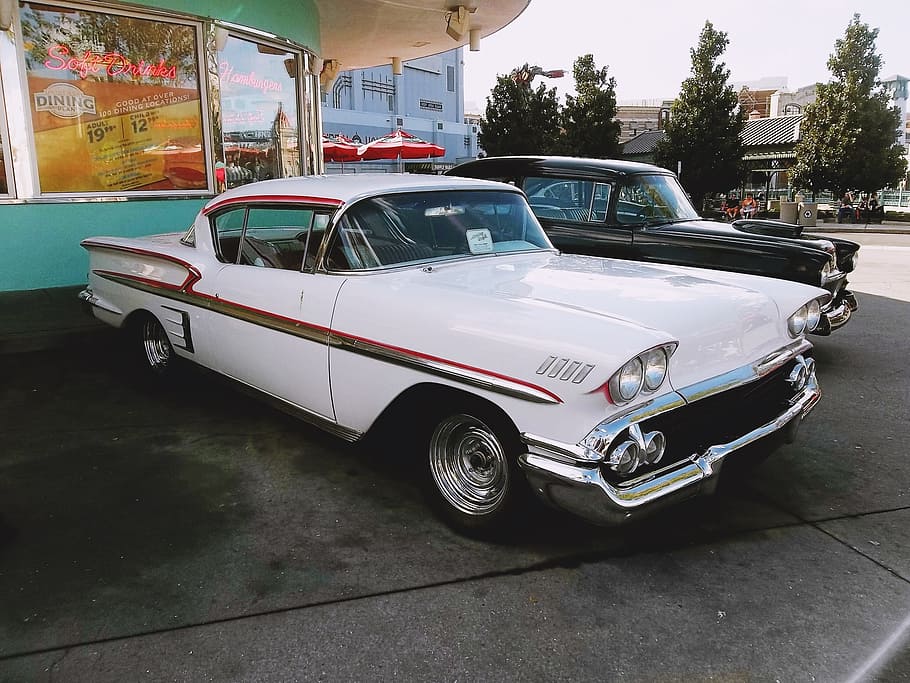 car, vintage, old, motor vehicle, mode of transportation, land vehicle HD wallpaper