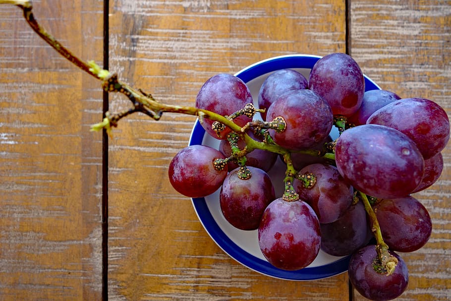 grape, grapes, blue, fruit, healthy eating, food and drink HD wallpaper