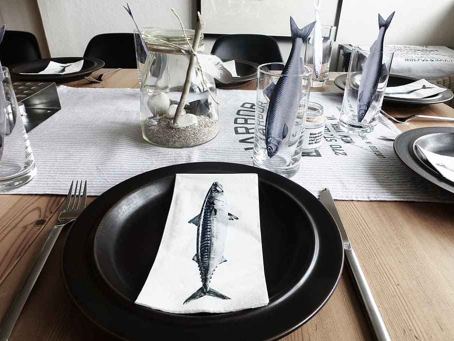 table, table decorations, gedeckter table, creative, party HD wallpaper