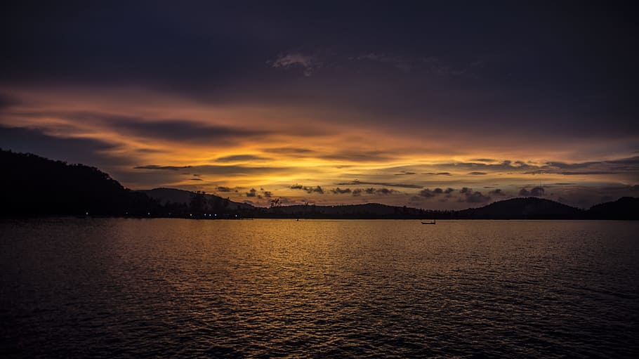 Sunset, Booked, Romantic, abendstimmung, mood, sea, holiday HD wallpaper