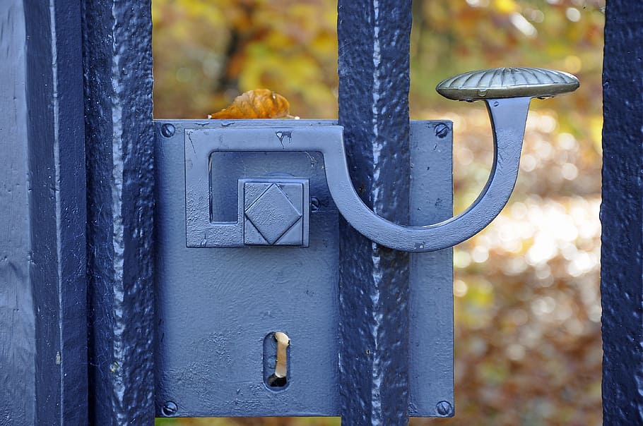 door lock, iron, nostalgic, jack, old, metal, focus on foreground HD wallpaper