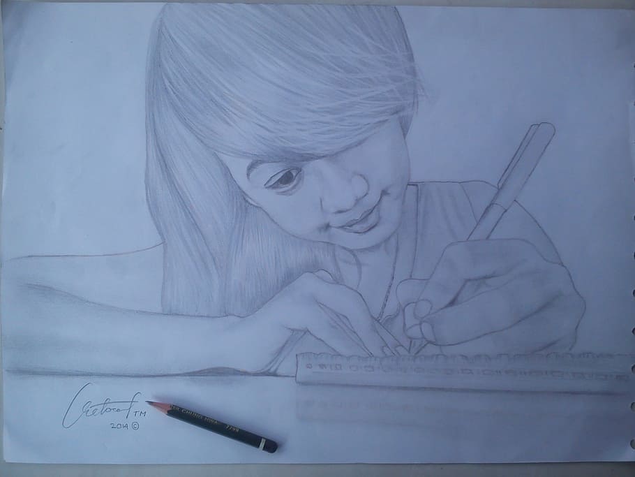 susan, putu, sketch, one person, headshot, women, portrait HD wallpaper