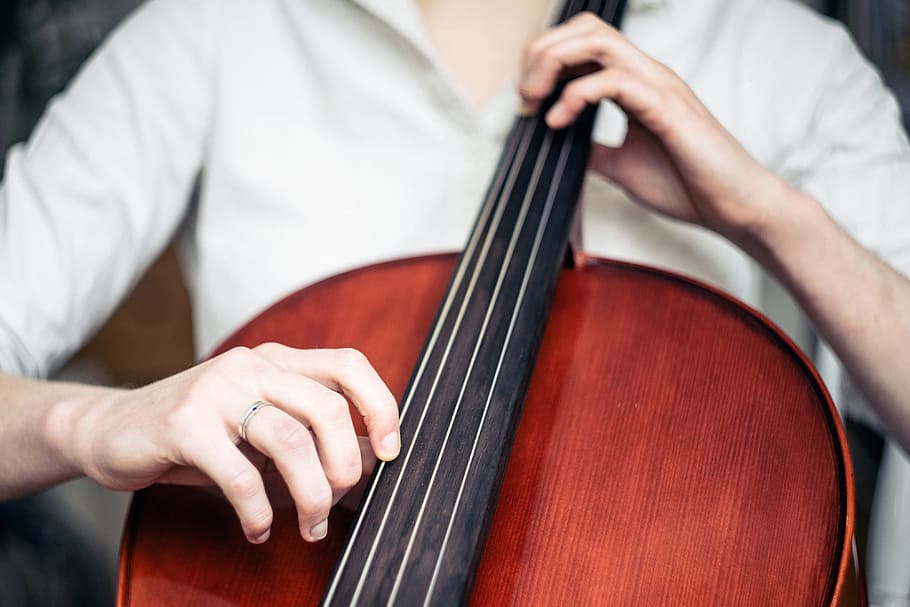 Hands and cello, objects, people, music, musical Instrument, musician HD wallpaper