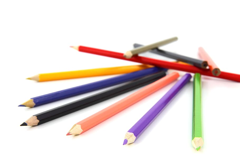 assorted coloring pens, Artistic, Colored, bright, colorful HD wallpaper