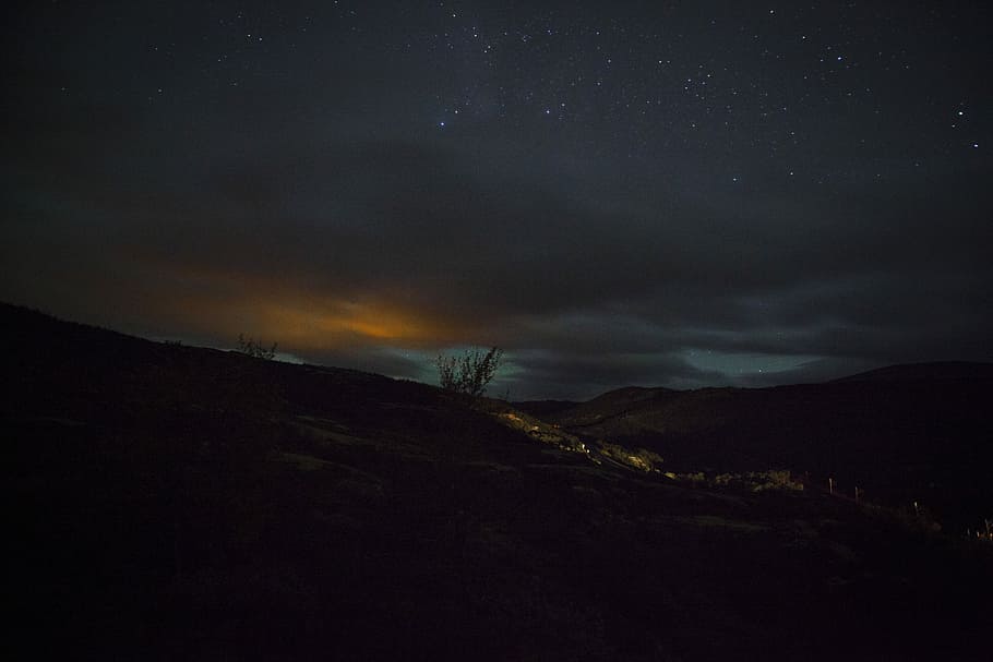 untitled, sky, dark, star, cloud, deep, night, beauty in nature HD wallpaper