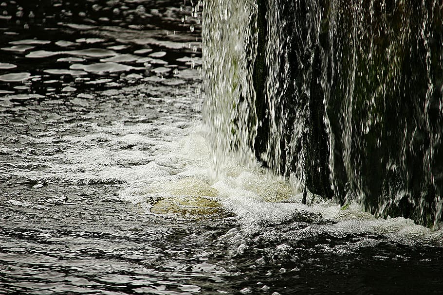 Water, Waterfall, Cascade, Waters, Drip, bach, ludwigslust-parchim HD wallpaper