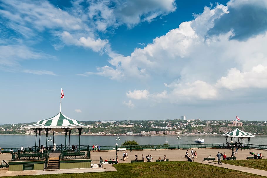 saint, lorenz, current, quebec, canada, america, architecture HD wallpaper