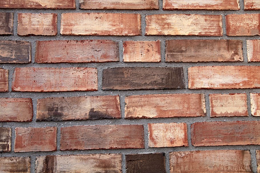 brick, red, wall, brick wall, facade, backgrounds, full frame HD wallpaper