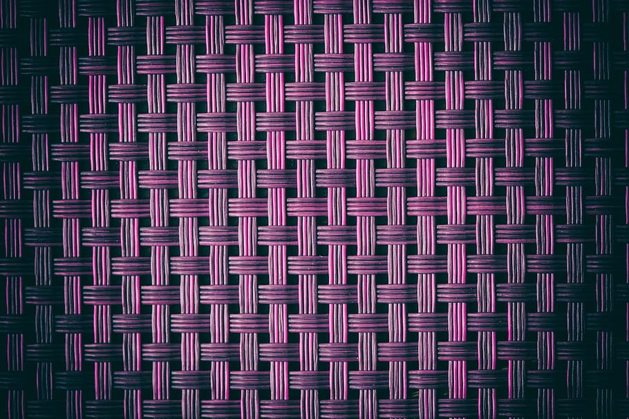 Vivid purple fabric with close up of texture