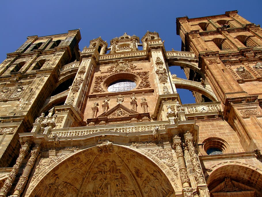 astorga, leon, cathedral, monument, architecture, spain, built structure HD wallpaper