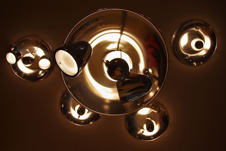 lamp, light, lighting, light source, spotlight, ceiling lamp HD wallpaper
