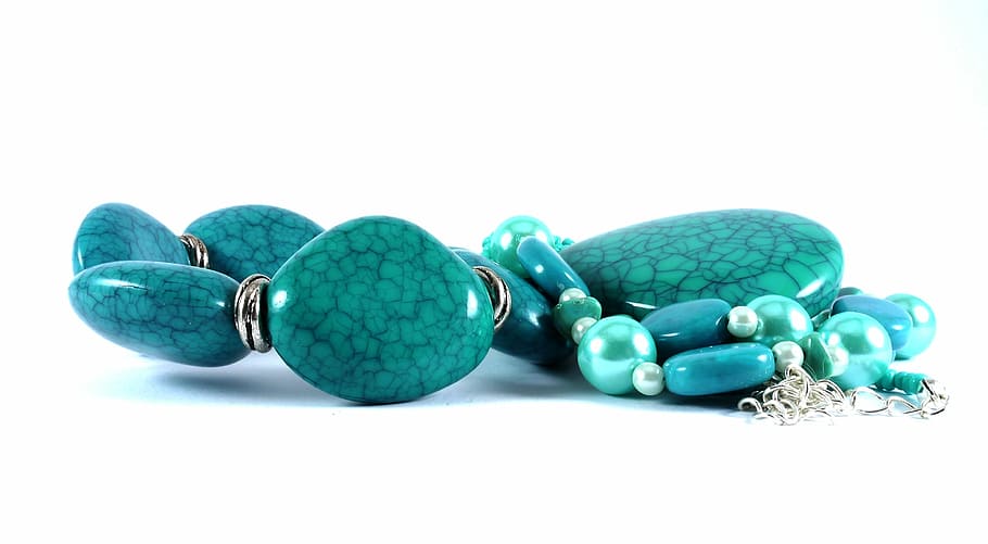 turquoise bracelets, necklace, jewelry, teal, stone, fashion, HD wallpaper