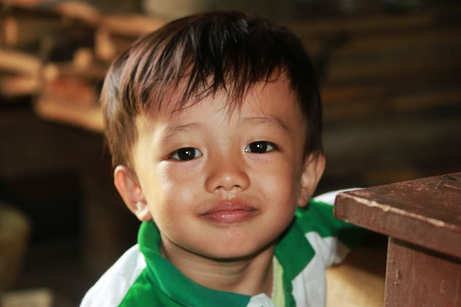 kids, baby, man, handsome, nice one, baby's eyes, smile, indonesian, HD wallpaper