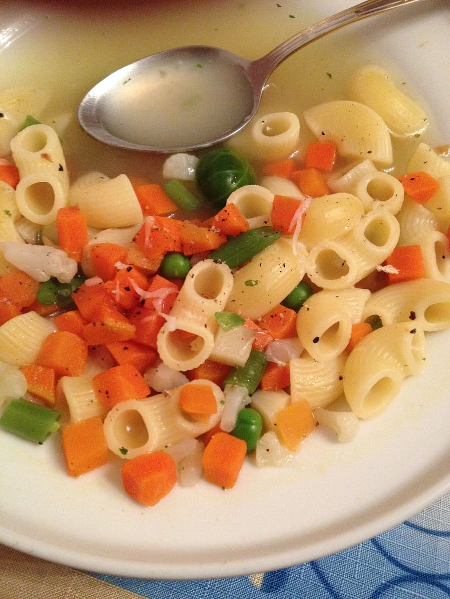 broth, pasta, soup, food, healthy eating, food and drink, wellbeing HD wallpaper