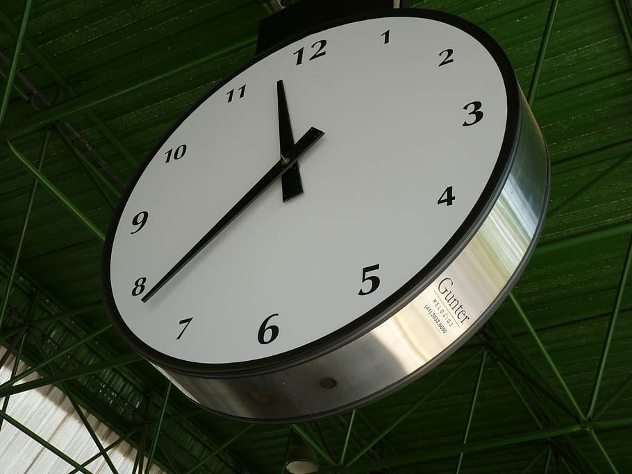 Watch, Ceiling, Clock, Pointers, Hours, ceiling clock, time HD wallpaper