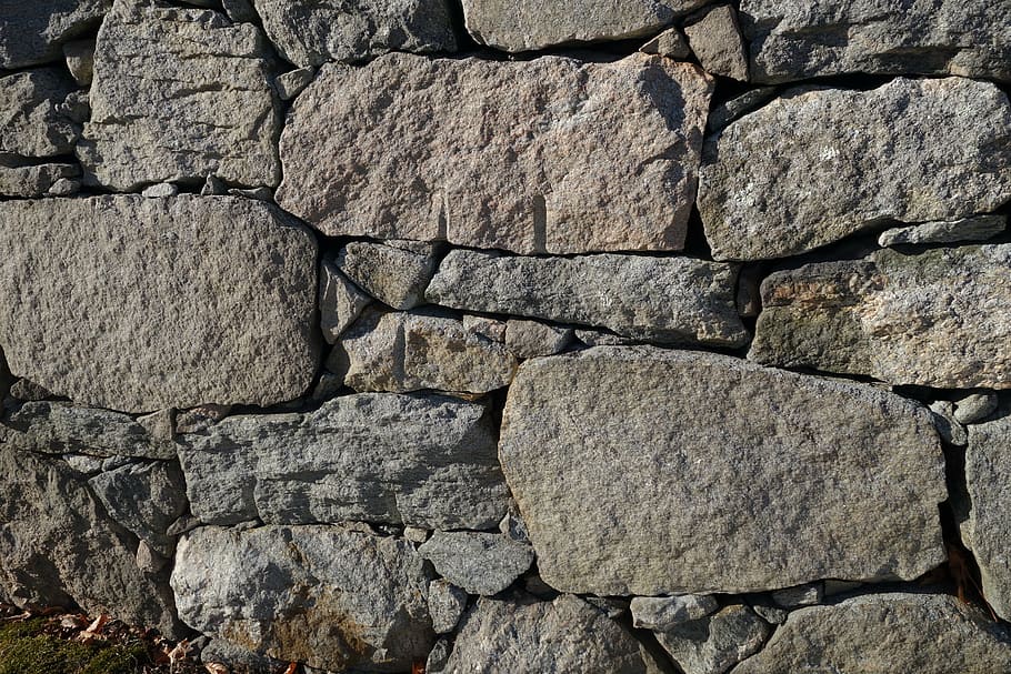 rock, stone, wall, pattern, texture, material, textured, backgrounds HD wallpaper