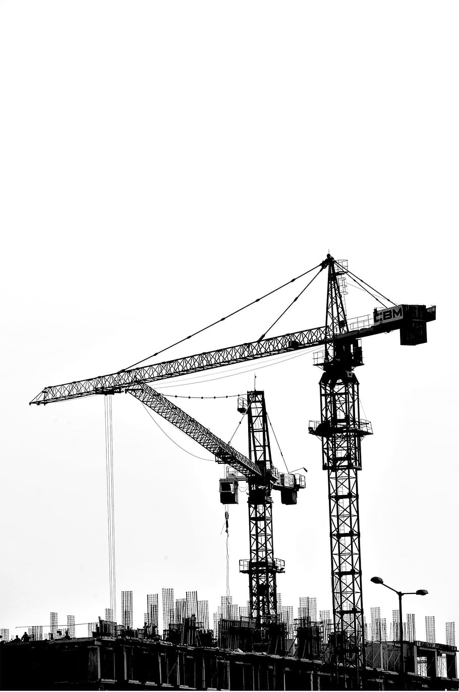 industry, expression, steel, heavy, tower, business, power HD wallpaper