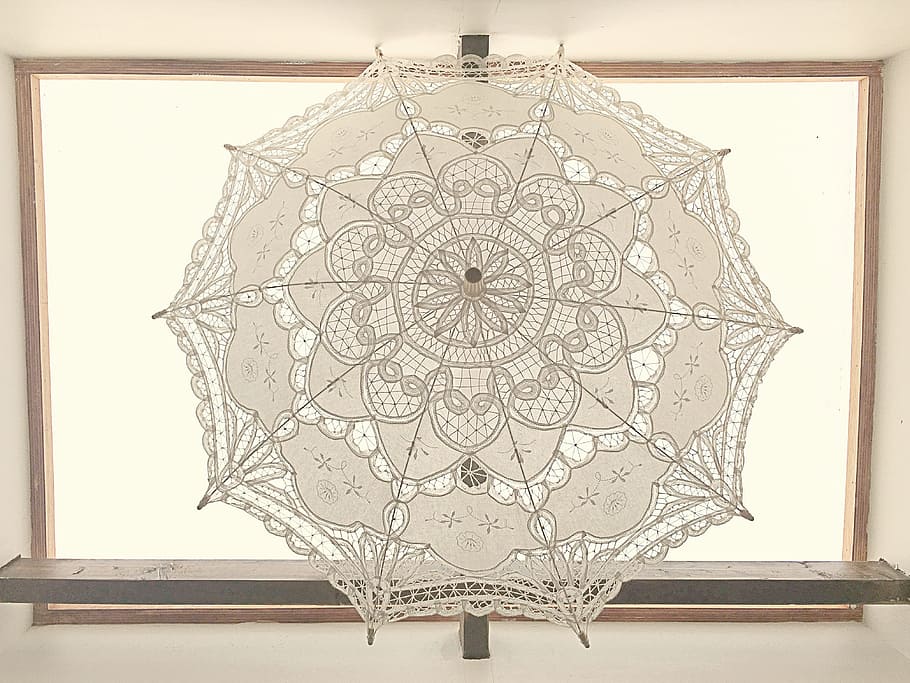 umbrella, ceiling, iphone, pattern, indoors, design, no people HD wallpaper