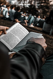 people, man, reading, book, bokeh, focus, meditation, rest HD wallpaper