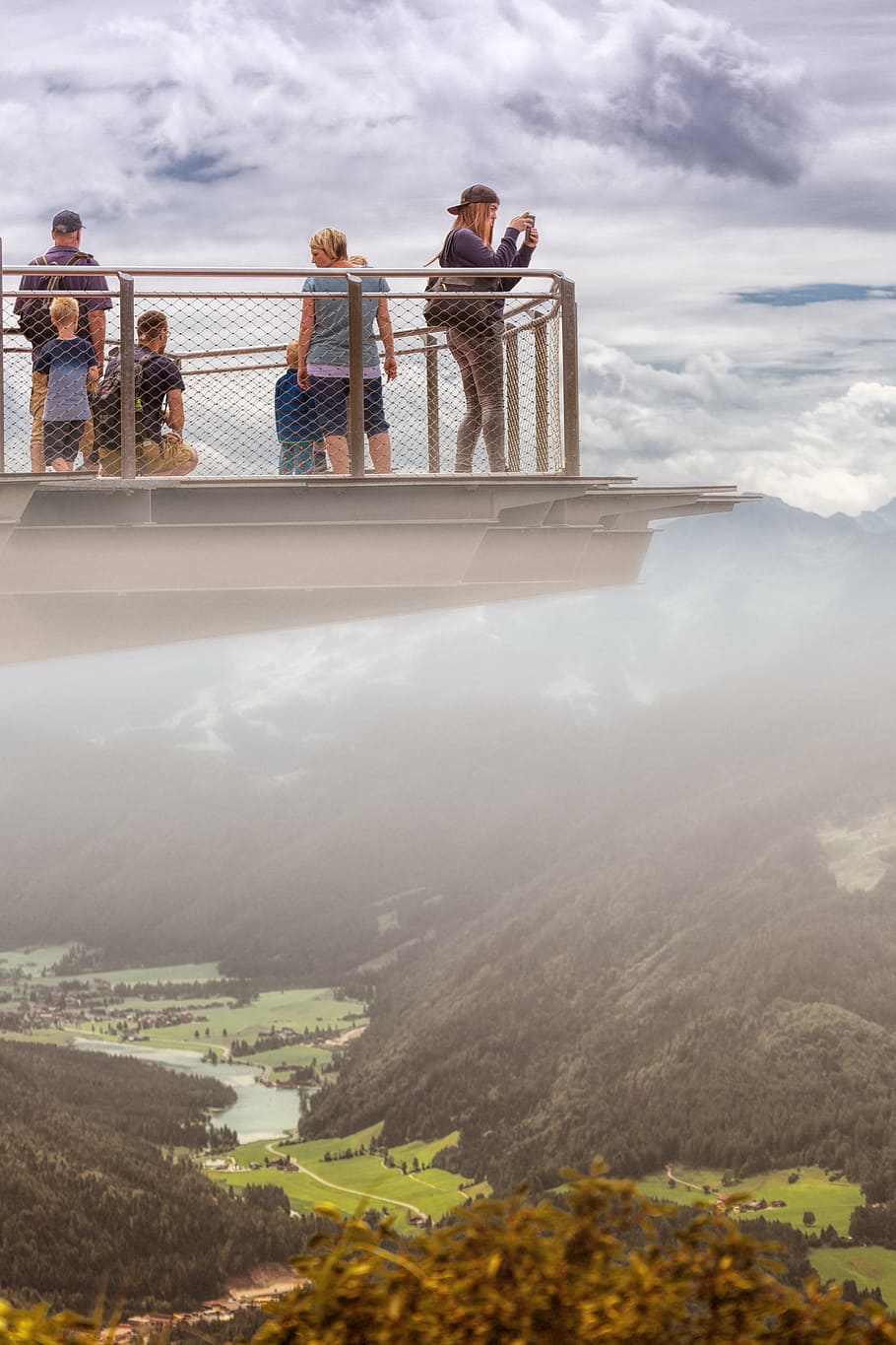 mountains, austria, alpine, panorama, observation deck, viewpoint HD wallpaper