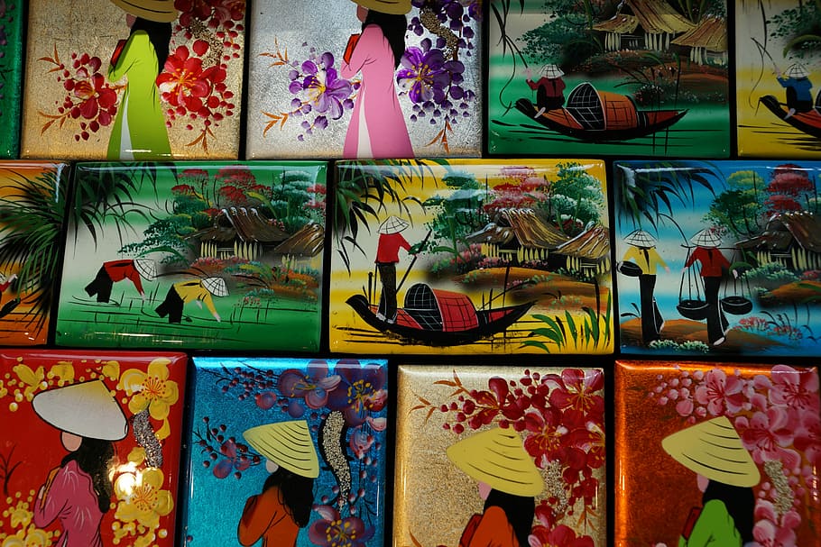 Box, Art, Colorful, multi colored, full frame, no people, day HD wallpaper