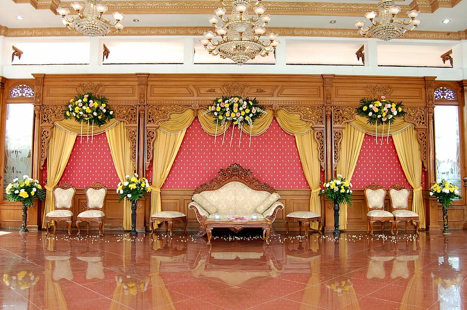 Interior, Lamp, Bridal, Java, bridal java, elegance, chair, HD wallpaper