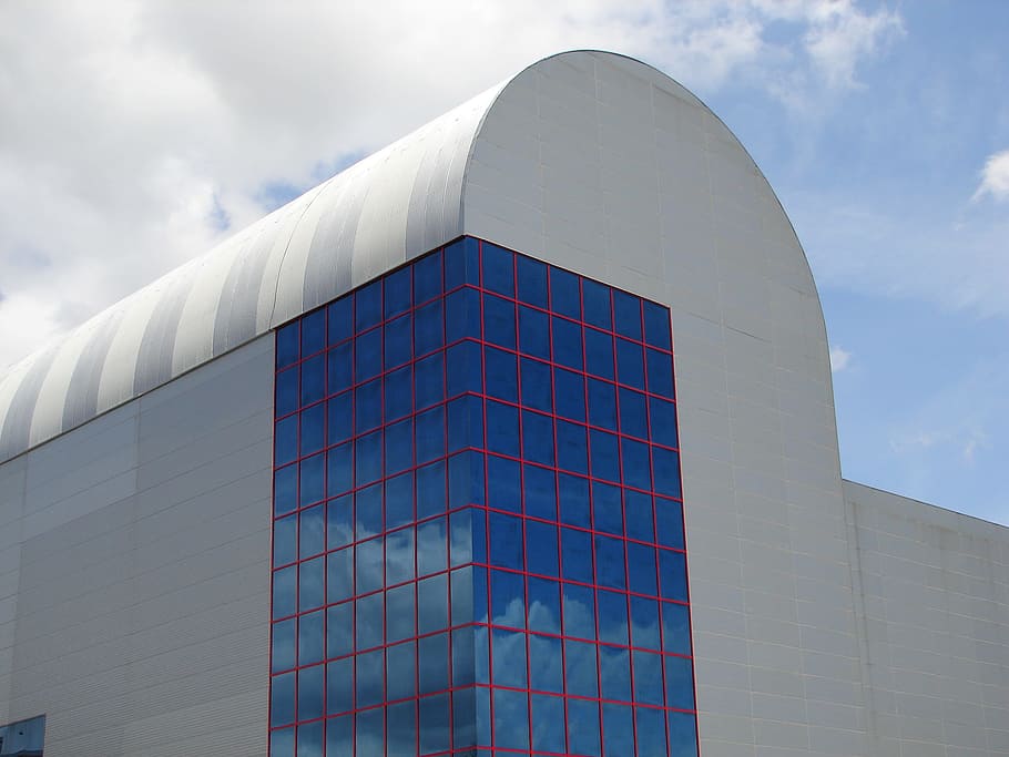 Building, Glass, Sky, modern, built structure, architecture HD wallpaper
