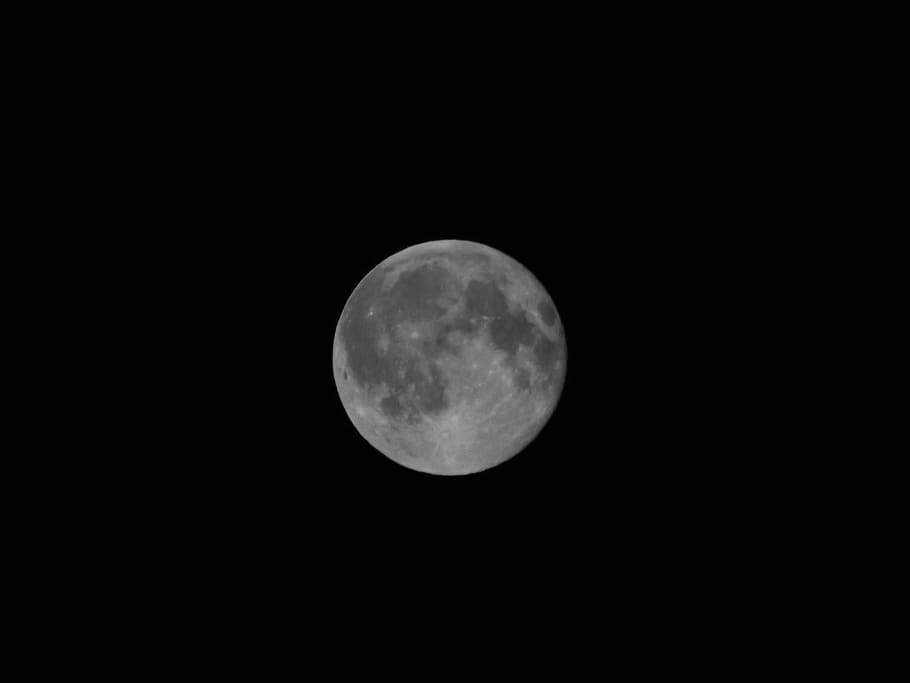 moon, night, dark, sky, nature, light, moonlight, full, shine HD wallpaper
