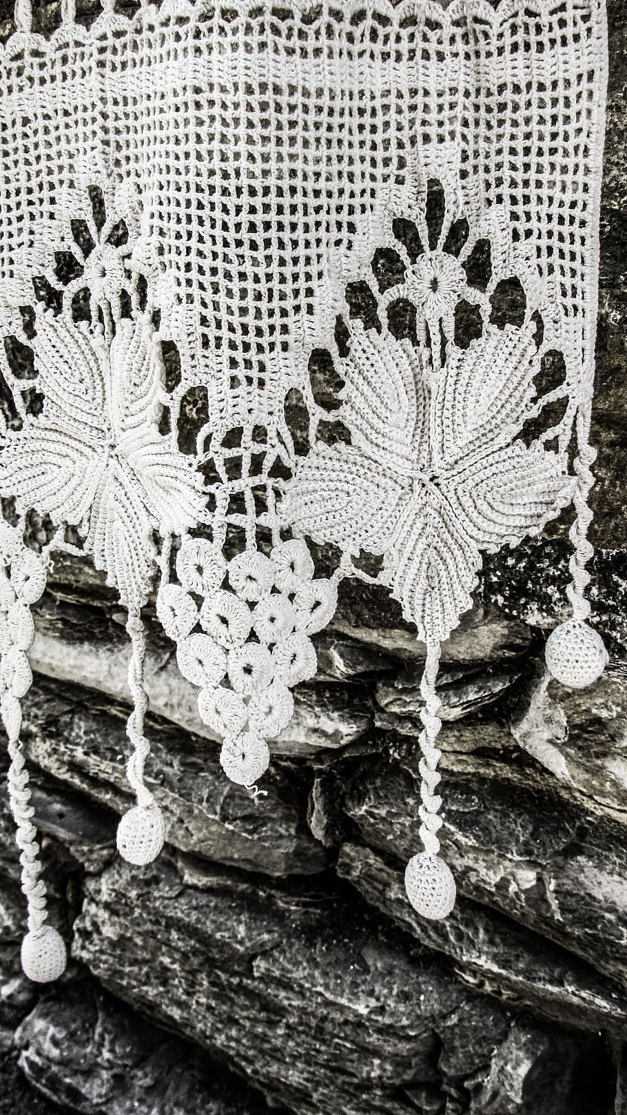 handiwork, embroidery, needlework, lace, white, handmade, craft HD wallpaper