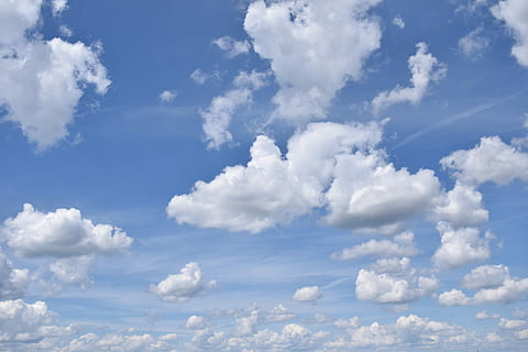 HD wallpaper: Sky, Blue, Blue Sky, Clouds, Summer, blue sky clouds ...