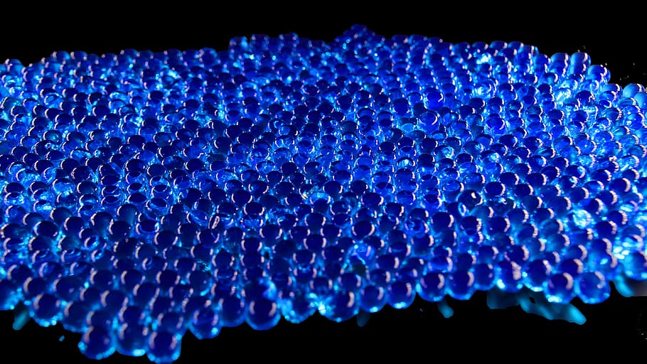 background, blue, water, close-up, black background, pattern HD wallpaper