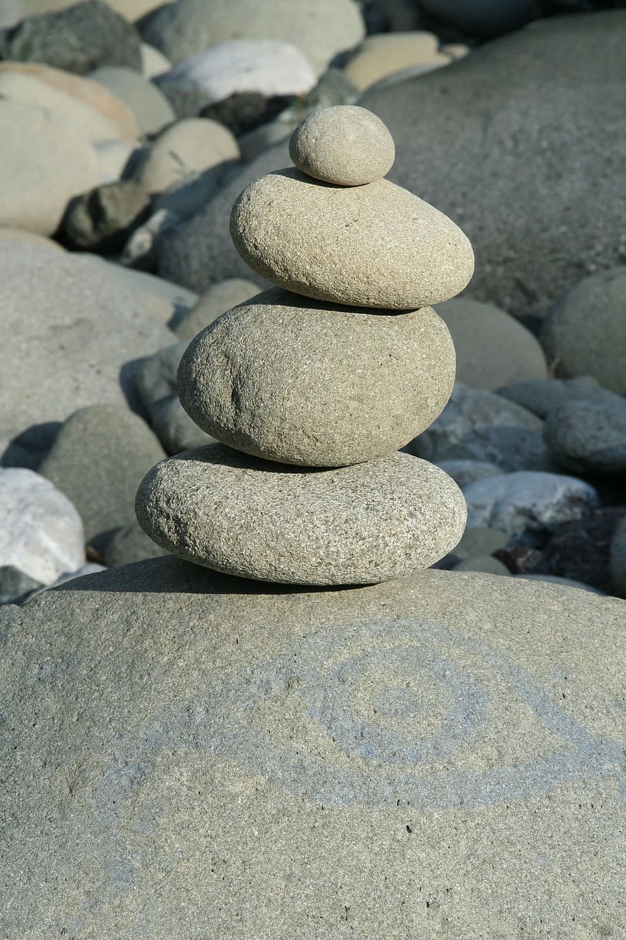 Stones, River, Stone Tower, pebble, balance, stone - Object, HD wallpaper