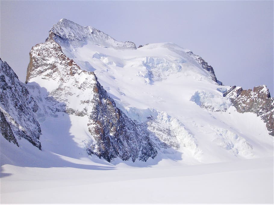 snow, mountain, winter, top, cold, cold temperature, beauty in nature HD wallpaper