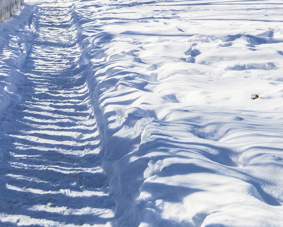 snow, road, shade, white, day, winter, colorado, cold, weather HD wallpaper