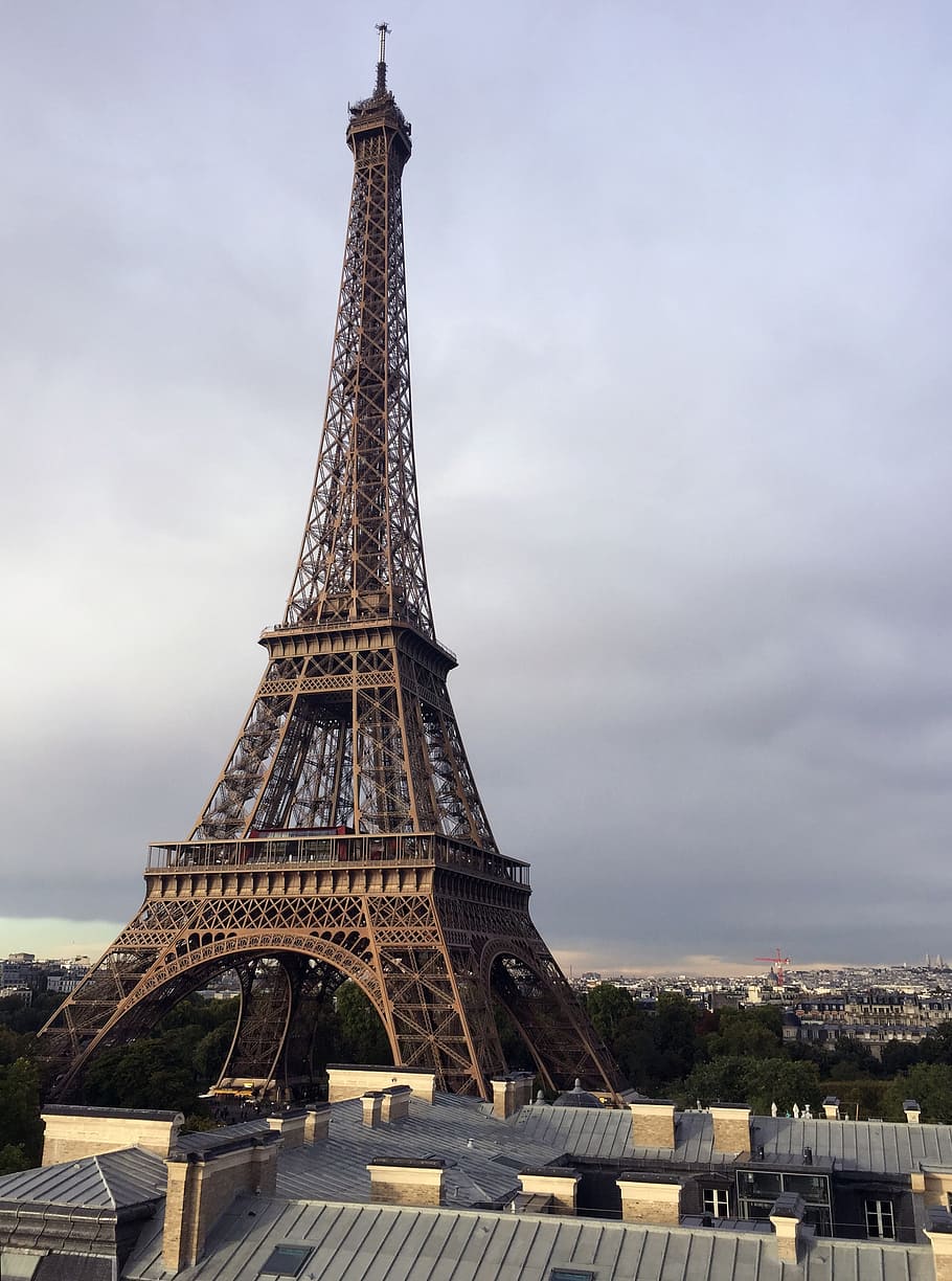 paris, roof, architecture, heritage, capital, tower, eiffel Tower HD wallpaper