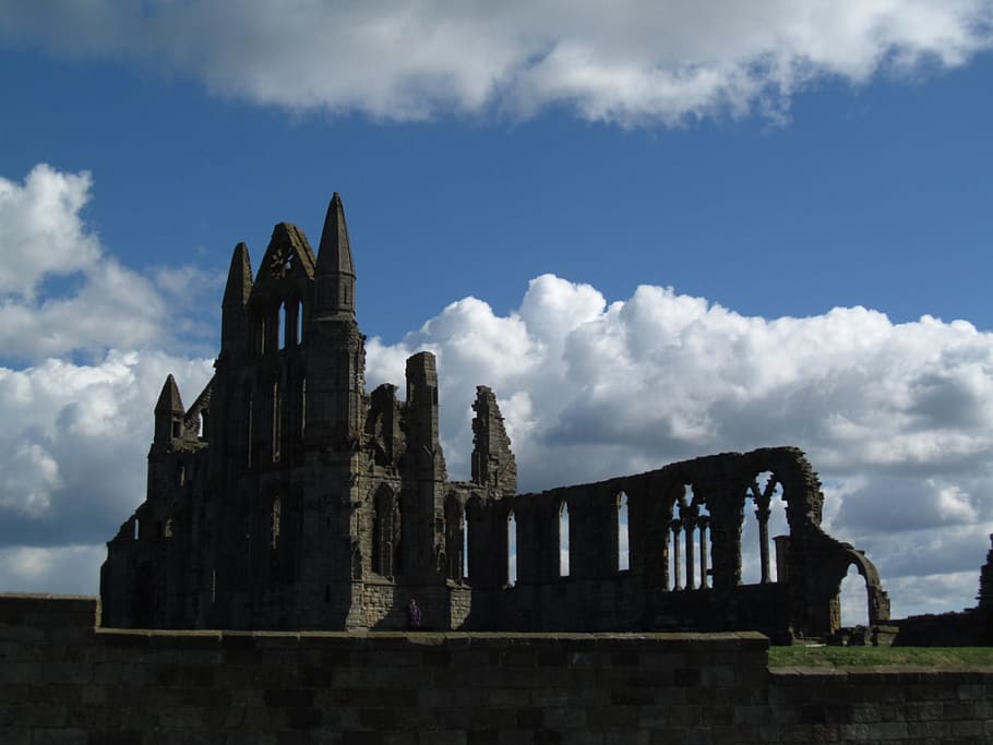 gray concrete infrastructure, Abbey, Ruin, Gothic, Ancient, Church HD wallpaper