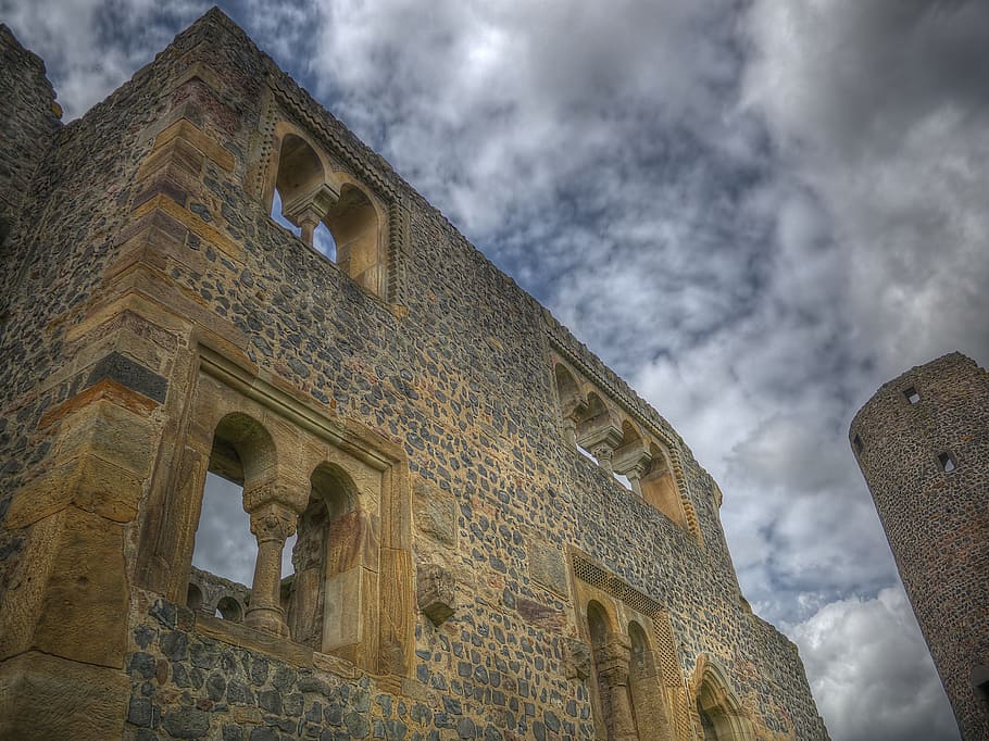 Castle, Architecture, Towers, Wall, bulwark, fortress, landmark HD wallpaper