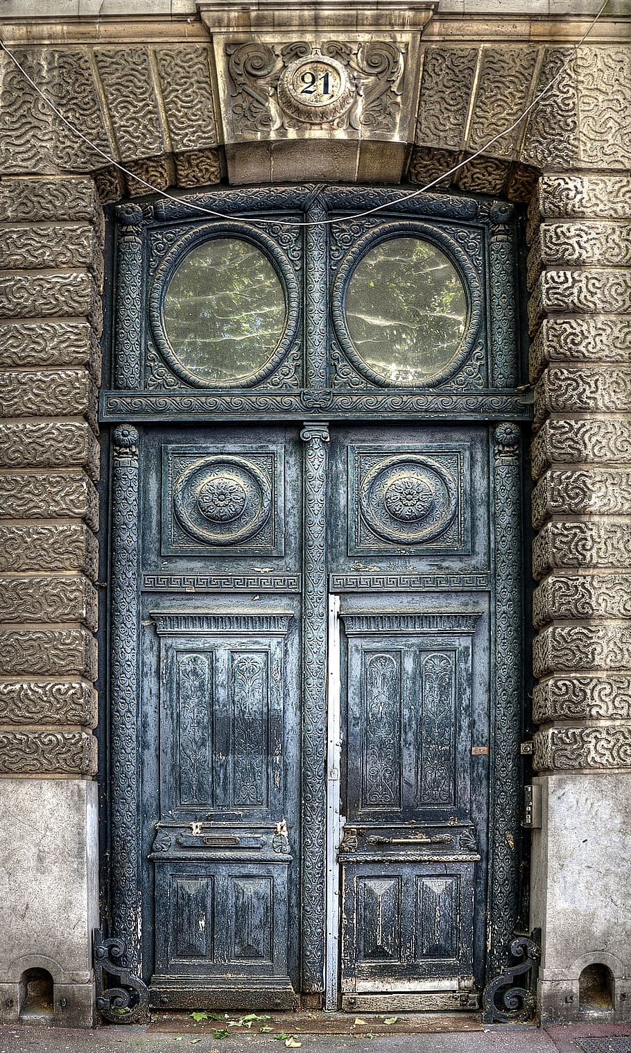 Door, Dirty, Old, Abandoned, Lille, architecture, entrance HD wallpaper